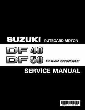 1996-2005 Suzuki DF40, DF50 Four Stroke Outboard Service Manual, Page 1