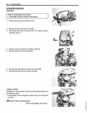 1996-2005 Suzuki DF40, DF50 Four Stroke Outboard Service Manual, Page 117