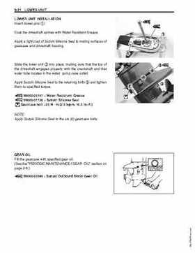 1996-2005 Suzuki DF40, DF50 Four Stroke Outboard Service Manual, Page 274