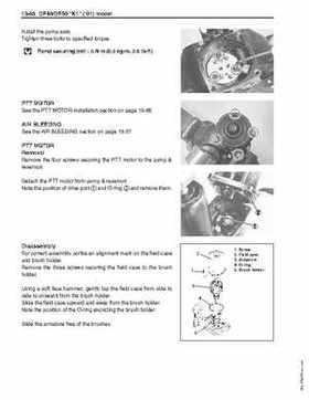 1996-2005 Suzuki DF40, DF50 Four Stroke Outboard Service Manual, Page 399