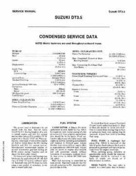 Suzuki 2-15HP outboard motors Service Manual, Page 5