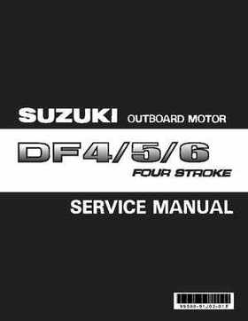 Suzuki 2002-2005 DF4/DF5/DF6 4-Stroke Outboards Service Manual, Page 1