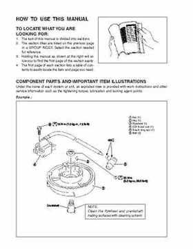 Suzuki 2002-2005 DF4/DF5/DF6 4-Stroke Outboards Service Manual, Page 3