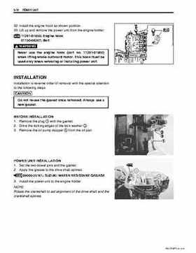 Suzuki 2003-2007 DF60 DF70 Outboard Motors Service Manual, Page 146