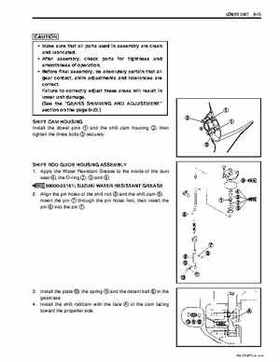 Suzuki 2003-2007 DF60 DF70 Outboard Motors Service Manual, Page 255