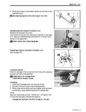 Suzuki 2003-2007 DF60 DF70 Outboard Motors Service Manual, Page 259