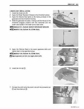 Suzuki 2003-2007 DF60 DF70 Outboard Motors Service Manual, Page 261