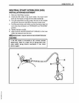 2003+ Suzuki DF9.9/DF15 four stroke outboard motors service manual, Page 98