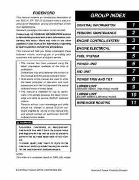 2006-2010 Suzuki DF150 / DF175 4-Stroke Outboards Service Manual, Page 1