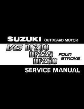 Suzuki DF200/DF225/DF250 V6 4-Stroke Outboards Service Manual, Page 1