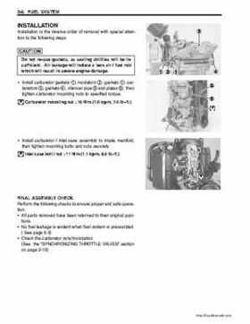 Suzuki DF25/DF30 Four Stroke Service Manual, Page 94