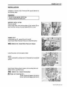Suzuki DF25/DF30 Four Stroke Service Manual, Page 124