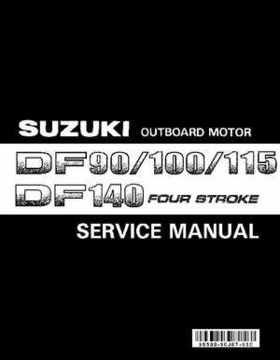 Suzuki outboards: DF90 100 DF115 DF140 from 2001 to 2009 repair manual, Page 1