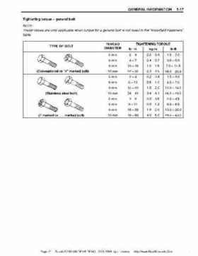 Suzuki outboards: DF90 100 DF115 DF140 from 2001 to 2009 repair manual, Page 21