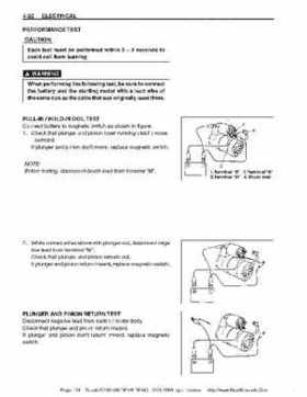 Suzuki outboards: DF90 100 DF115 DF140 from 2001 to 2009 repair manual, Page 124