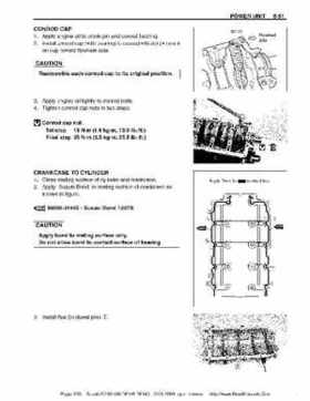 Suzuki outboards: DF90 100 DF115 DF140 from 2001 to 2009 repair manual, Page 206