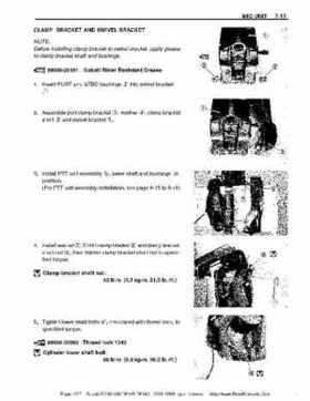 Suzuki outboards: DF90 100 DF115 DF140 from 2001 to 2009 repair manual, Page 227