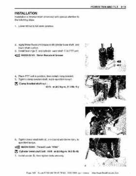 Suzuki outboards: DF90 100 DF115 DF140 from 2001 to 2009 repair manual, Page 245