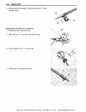Suzuki outboards: DF90 100 DF115 DF140 from 2001 to 2009 repair manual, Page 260