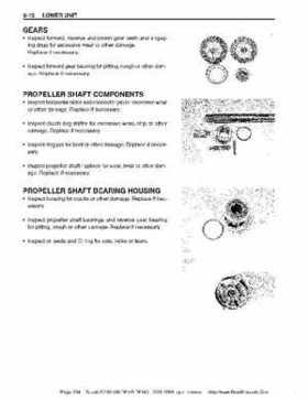 Suzuki outboards: DF90 100 DF115 DF140 from 2001 to 2009 repair manual, Page 264