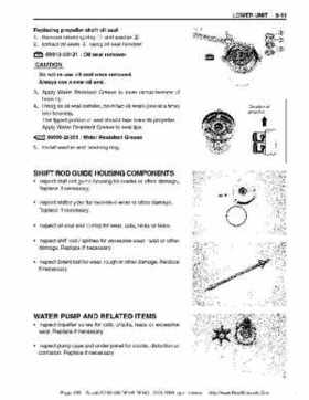 Suzuki outboards: DF90 100 DF115 DF140 from 2001 to 2009 repair manual, Page 265
