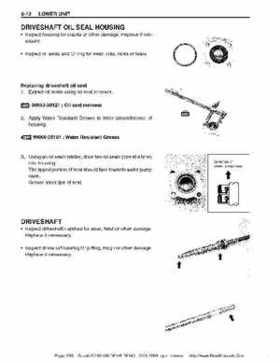 Suzuki outboards: DF90 100 DF115 DF140 from 2001 to 2009 repair manual, Page 266