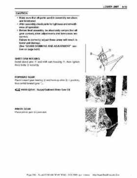 Suzuki outboards: DF90 100 DF115 DF140 from 2001 to 2009 repair manual, Page 269