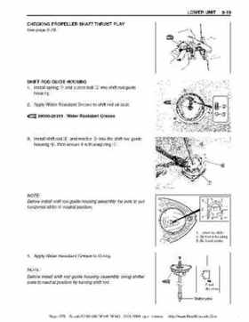 Suzuki outboards: DF90 100 DF115 DF140 from 2001 to 2009 repair manual, Page 273