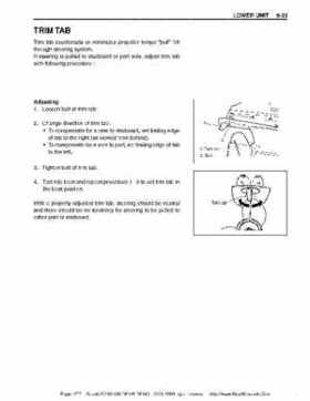 Suzuki outboards: DF90 100 DF115 DF140 from 2001 to 2009 repair manual, Page 277