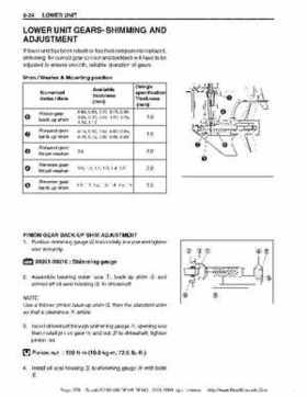 Suzuki outboards: DF90 100 DF115 DF140 from 2001 to 2009 repair manual, Page 278