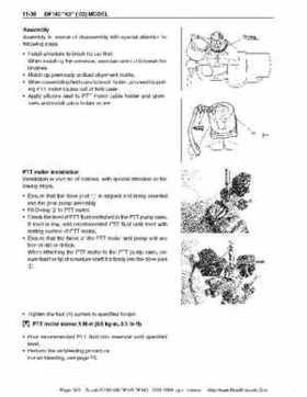 Suzuki outboards: DF90 100 DF115 DF140 from 2001 to 2009 repair manual, Page 329