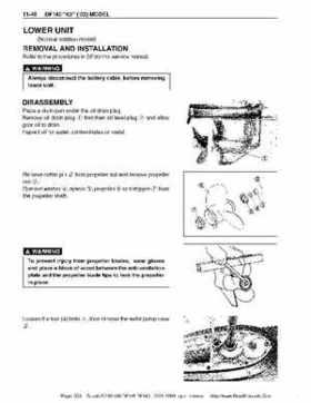 Suzuki outboards: DF90 100 DF115 DF140 from 2001 to 2009 repair manual, Page 339