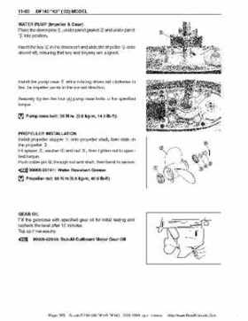 Suzuki outboards: DF90 100 DF115 DF140 from 2001 to 2009 repair manual, Page 353