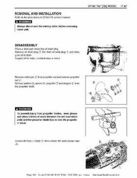 Suzuki outboards: DF90 100 DF115 DF140 from 2001 to 2009 repair manual, Page 360