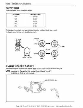 Suzuki outboards: DF90 100 DF115 DF140 from 2001 to 2009 repair manual, Page 404