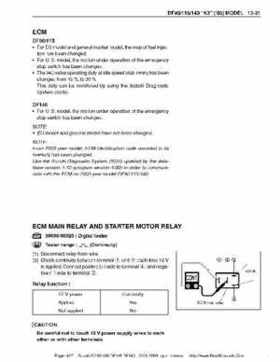 Suzuki outboards: DF90 100 DF115 DF140 from 2001 to 2009 repair manual, Page 427