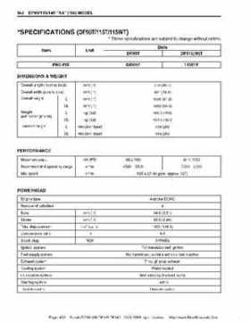 Suzuki outboards: DF90 100 DF115 DF140 from 2001 to 2009 repair manual, Page 439