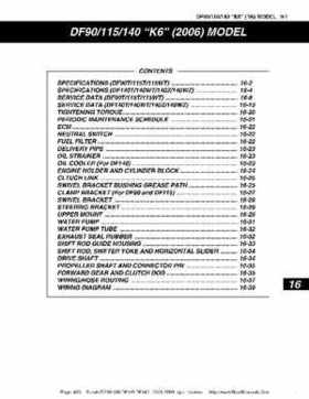 Suzuki outboards: DF90 100 DF115 DF140 from 2001 to 2009 repair manual, Page 493