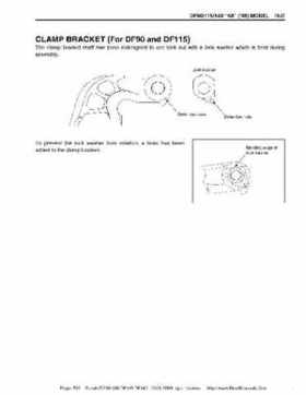 Suzuki outboards: DF90 100 DF115 DF140 from 2001 to 2009 repair manual, Page 519