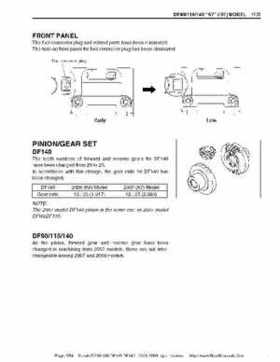 Suzuki outboards: DF90 100 DF115 DF140 from 2001 to 2009 repair manual, Page 554