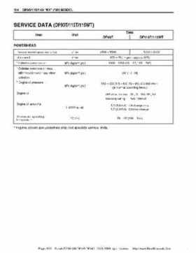 Suzuki outboards: DF90 100 DF115 DF140 from 2001 to 2009 repair manual, Page 560