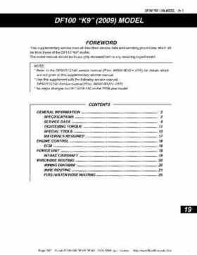 Suzuki outboards: DF90 100 DF115 DF140 from 2001 to 2009 repair manual, Page 587