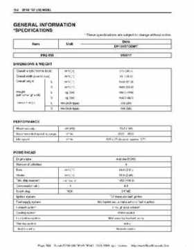 Suzuki outboards: DF90 100 DF115 DF140 from 2001 to 2009 repair manual, Page 588