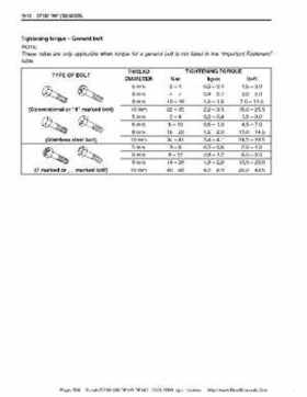Suzuki outboards: DF90 100 DF115 DF140 from 2001 to 2009 repair manual, Page 598