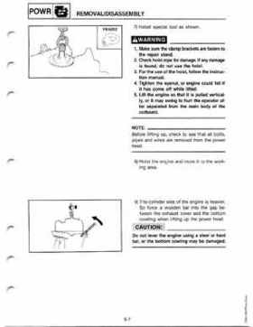 Yamaha 115-225 HP Outboards Service Manual, Page 95