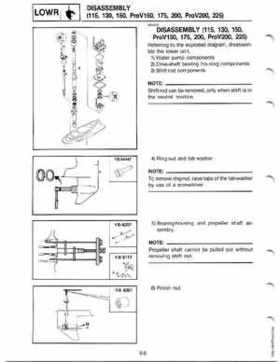 Yamaha 115-225 HP Outboards Service Manual, Page 134
