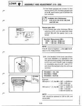 Yamaha 115-225 HP Outboards Service Manual, Page 153