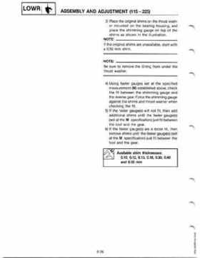 Yamaha 115-225 HP Outboards Service Manual, Page 154