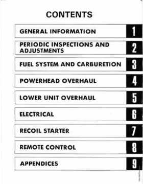1983 Yamaha 30EN Outboards Service Manual, Page 5