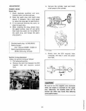 1983 Yamaha 30EN Outboards Service Manual, Page 20